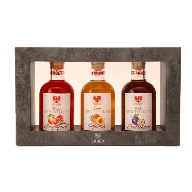 Geschenkset Frucht-Likör Variationen - 3 x 0,2 L