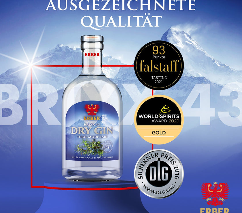 Brixx43 Gin 43% - 500 ml