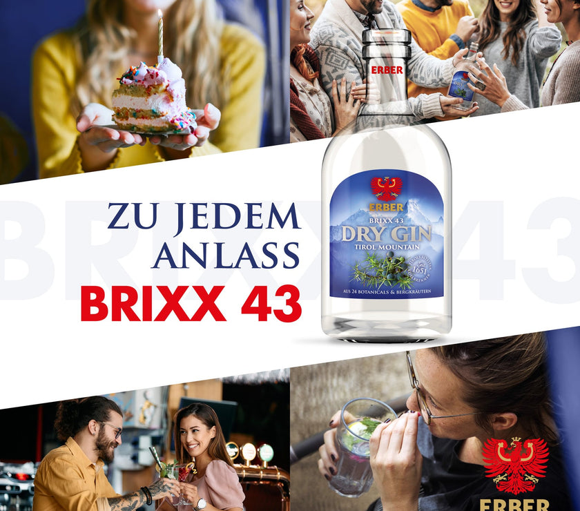 Brixx43 Gin 43% - 500 ml