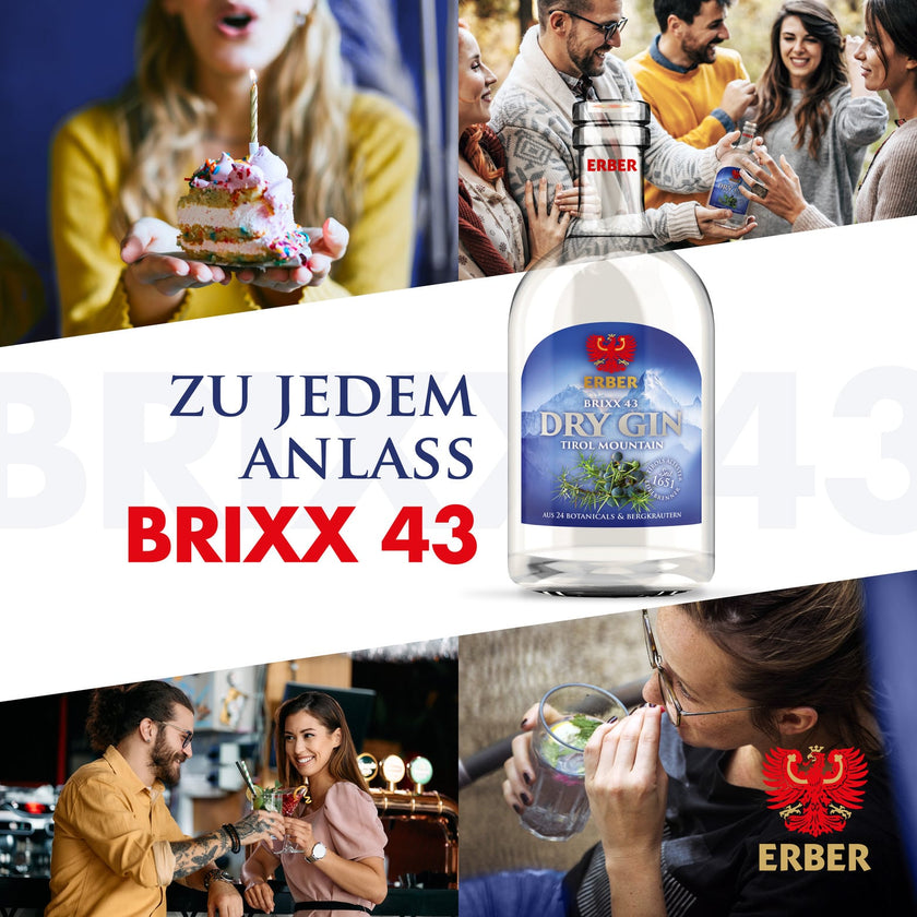 Brixx43 Gin 43% - 500 ml