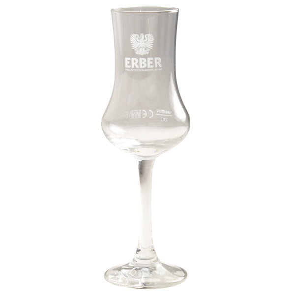 Edelbrandglas mit ERBER-Gravur